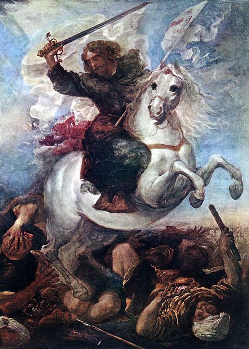 CARRENO DE MIRANDA Juan St James The Great In The Battle Of Clavijo, Spanish artists