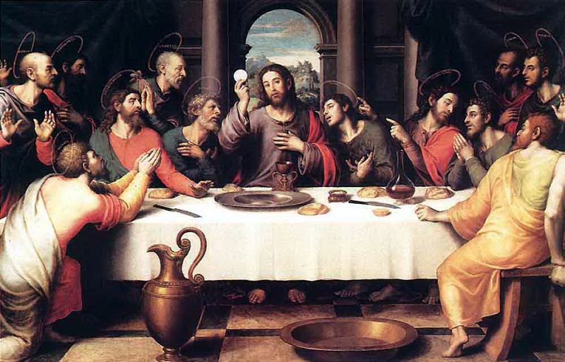 JUANES Juan de The Last Supper, Spanish artists