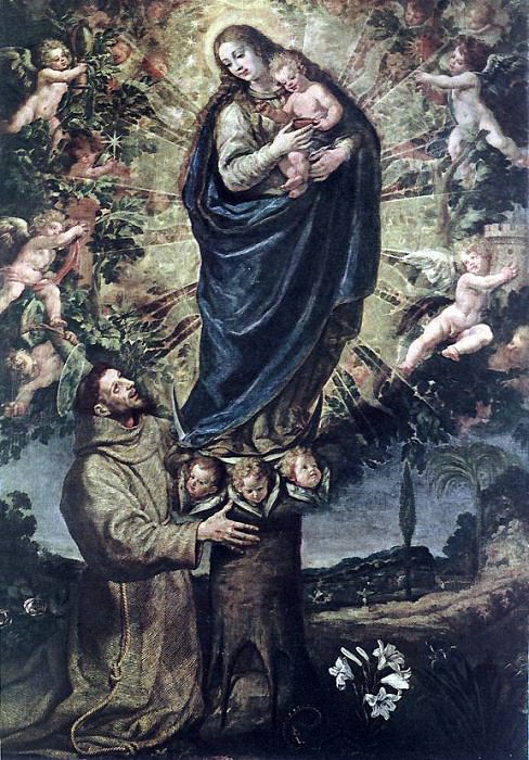 CARDUCHO Vicente Vision Of St Francis Of Assisi, Испанские художники