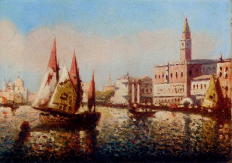 Miro Joaquin Trading Vessels In The Bacino Di San Marco Venice, Spanish artists