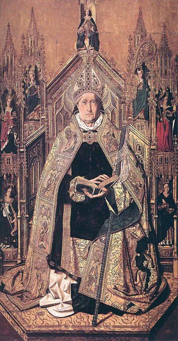 BERMEJO Bartolome St Dominic Enthroned In Glory, Испанские художники