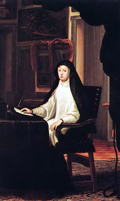 CARRENO DE MIRANDA Juan Queen Mary Anne Of Austria As A Widow, Испанские художники