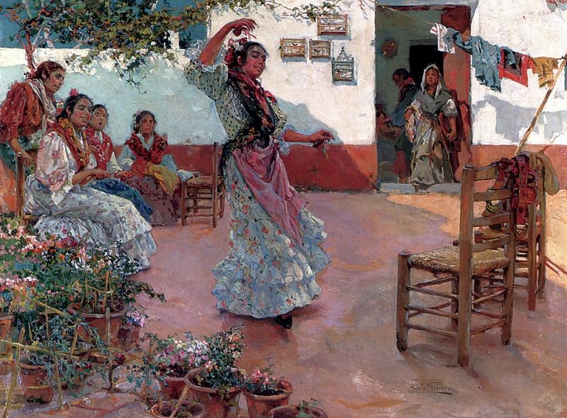 Guerrero Manuel Ruiz The Flamenco Dance, Испанские художники