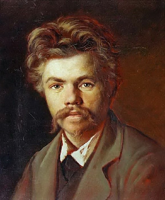 Portrait of the unknown. 1860 Kazan, Vasily Perov