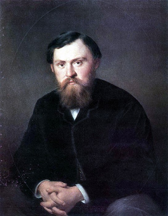 Портрет А. А, Борисовского. 1869 Х. , м. 89х71 ГРМ, Василий Григорьевич Перов