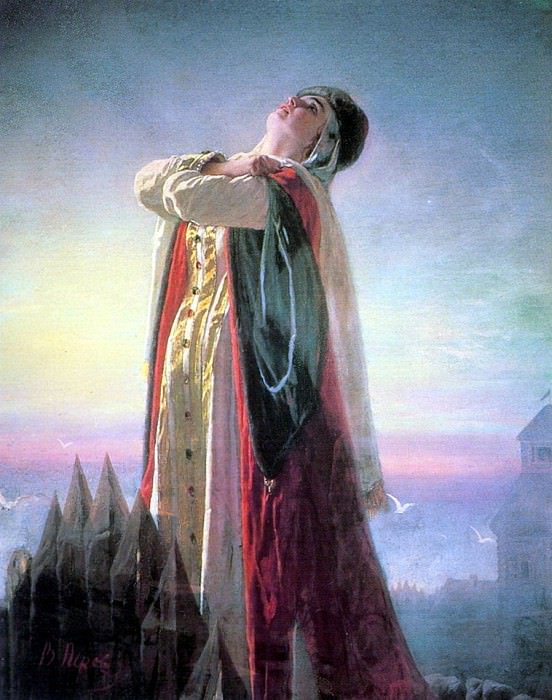 Плач Ярославны. 1881, Василий Григорьевич Перов