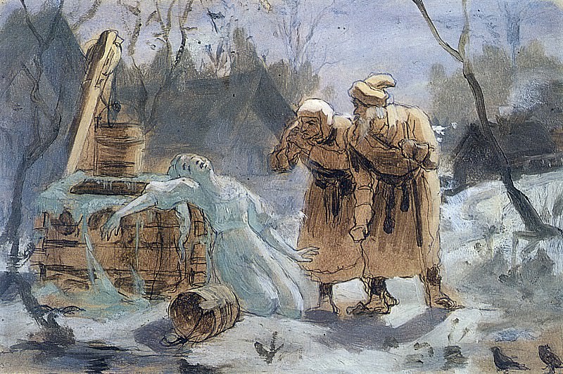 Maiden thawing. B., C., m. 21, 2h33 TG, Vasily Perov