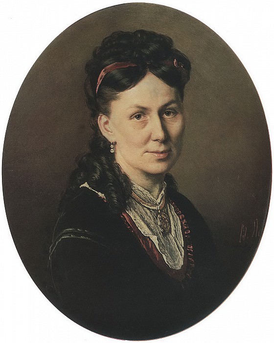 Portrait Avdotya Kuznetsova. H. 1870, m. 61, 5h54 Klaipeda, Vasily Perov
