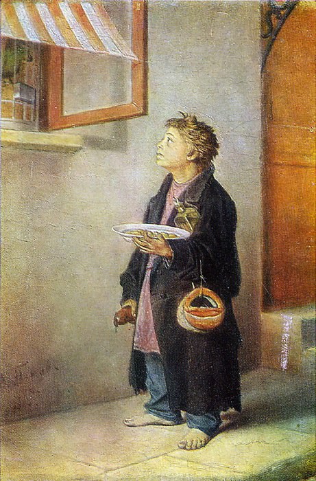 Boy – craftsman. 1865, Vasily Perov