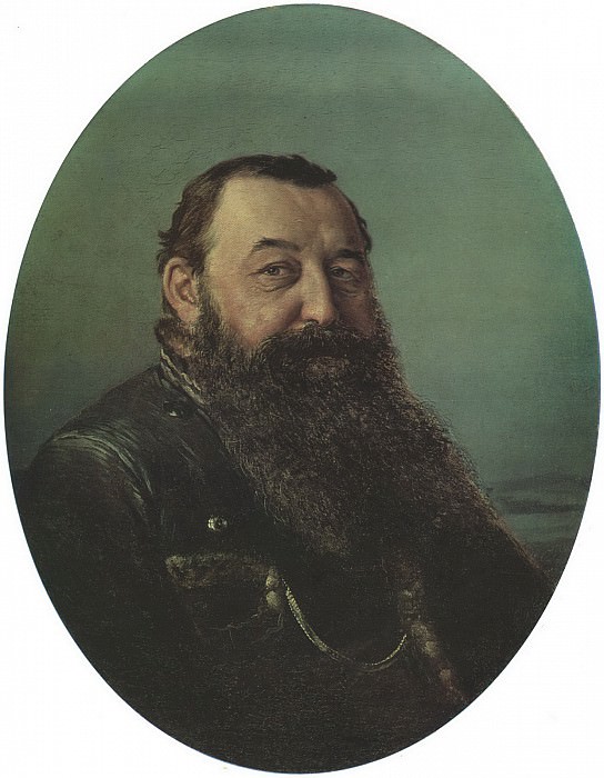 Портрет Н. Ф. Резанова. 1868 Х. , м. 63х53 Челябинск, Василий Григорьевич Перов