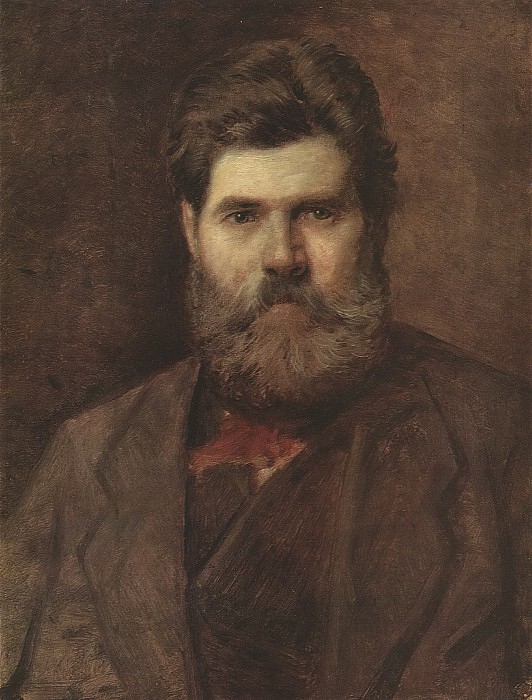 Portrait of the sculptor VS Brovskogo. H., M. 61h48 TG, Vasily Perov
