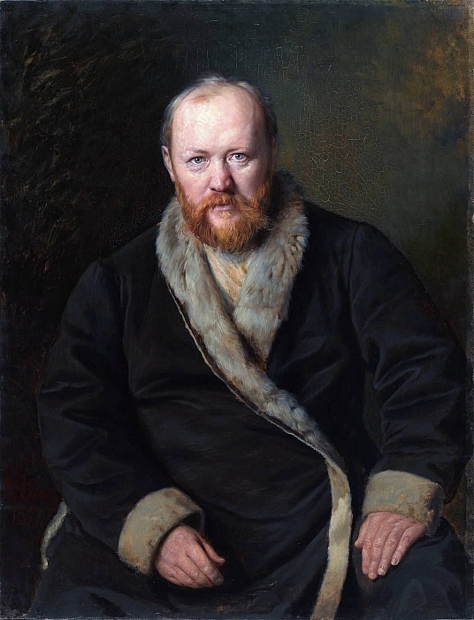 Portrait of A.N. Ostrovsky , Vasily Perov