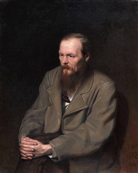Portrait of F.M. Dostoevsky , Vasily Perov