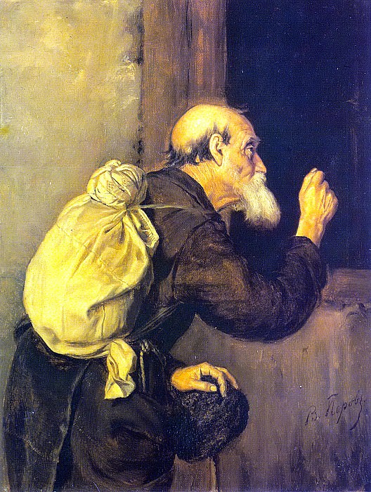 Wanderer. 1869 H., M. 48x40 Lugansk, Vasily Perov