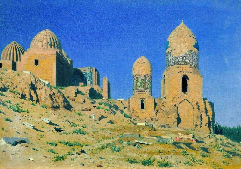 Мавзолей Шах-и-Зинда в Самарканде. 1869-1870, Василий Васильевич Верещагин