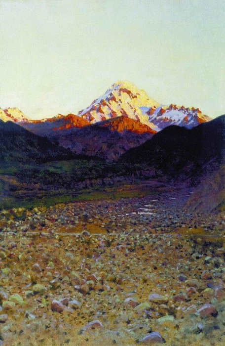 In the mountains. 1890, Vasily Vereshchagin