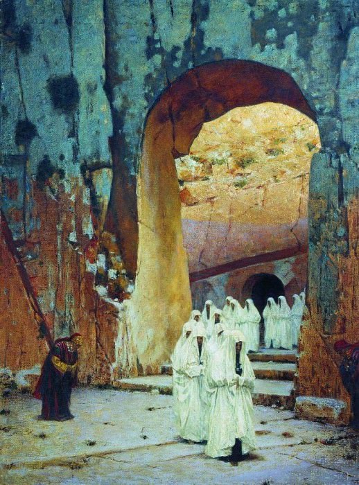 in Jerusalem. Royal tombs. 1884-1885, Vasily Vereshchagin