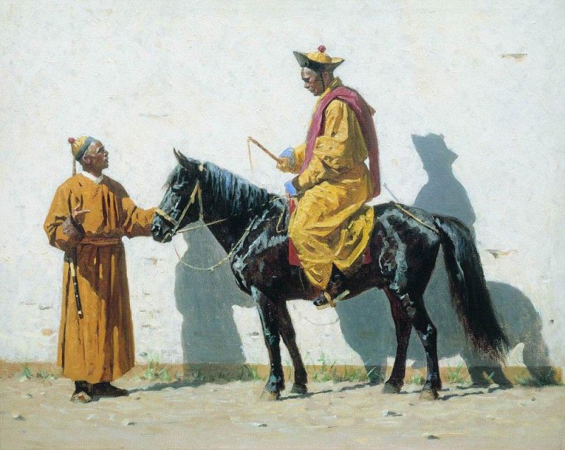 Kalmyk Lama. 1869-1870, Vasily Vereshchagin