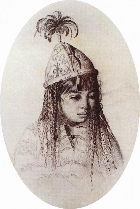 Kyrgyz girl, Vasily Vereshchagin