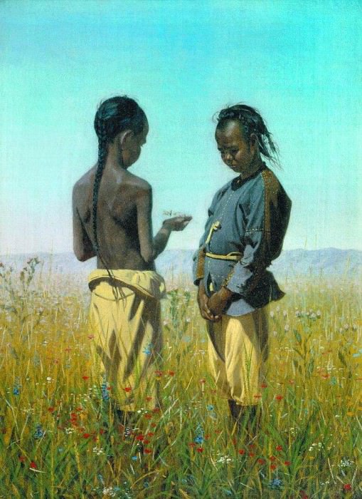 Kids tribe salty. 1869-1870, Vasily Vereshchagin