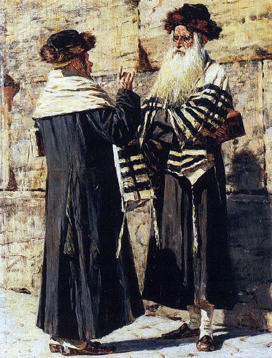 Two Jews. 1883-1884, Vasily Vereshchagin
