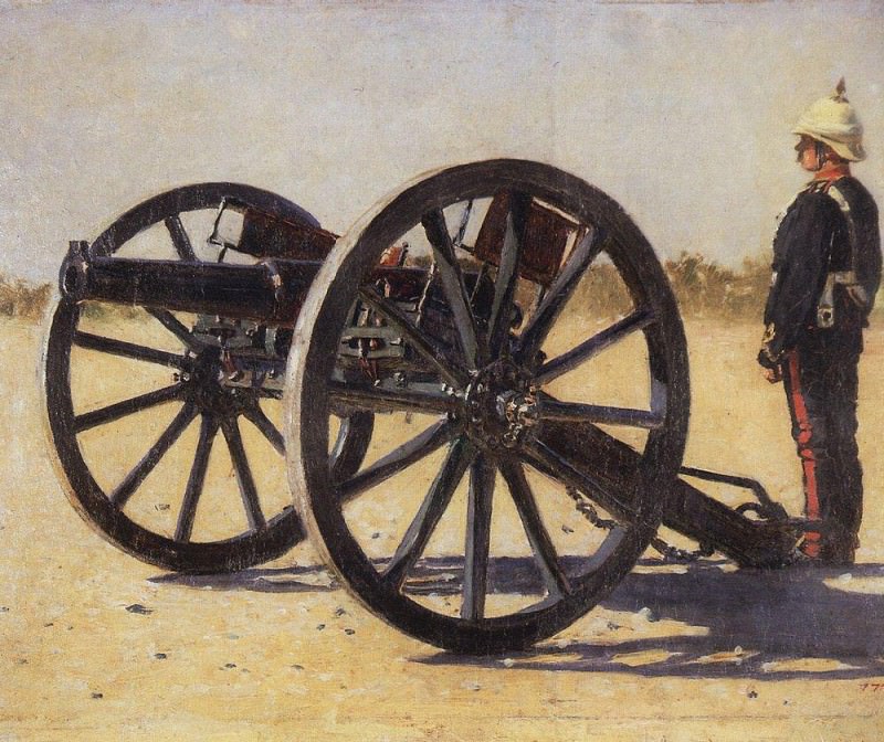 Пушка. 1882-1883, Василий Васильевич Верещагин