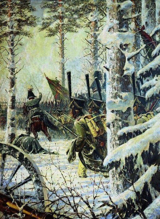 In the bayonets Ur Ur . 1887-1895, Vasily Vereshchagin