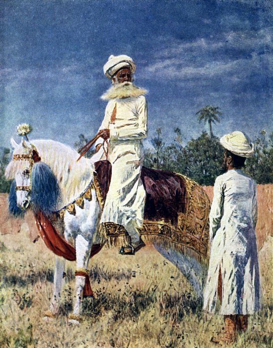 rider in Jaipur. About 1880, Vasily Vereshchagin