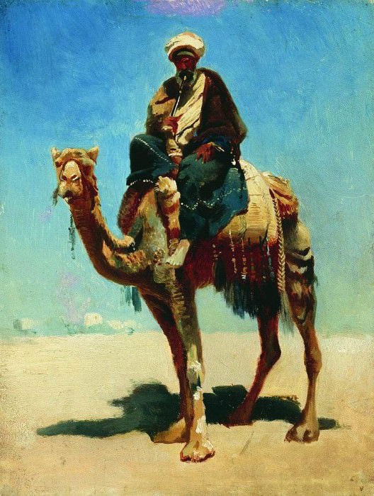 Arab on a camel. 1869-1870, Vasily Vereshchagin