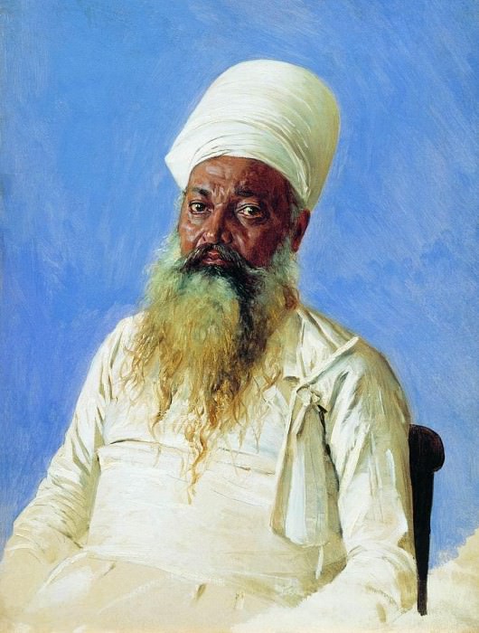 Parsi priest . Bombay. 1874-1876, Vasily Vereshchagin