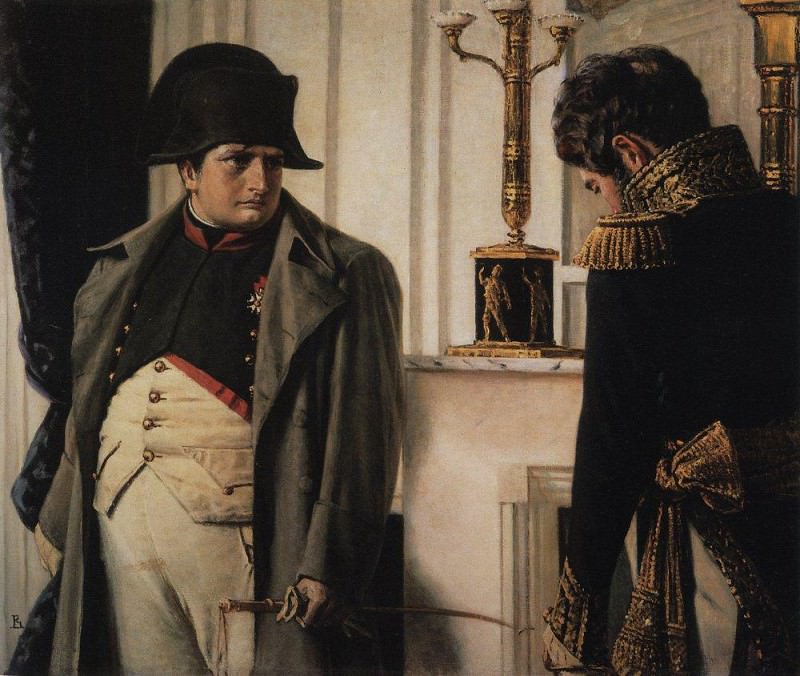 Napoleon and Marshal Lauriston . 1899-1900, Vasily Vereshchagin
