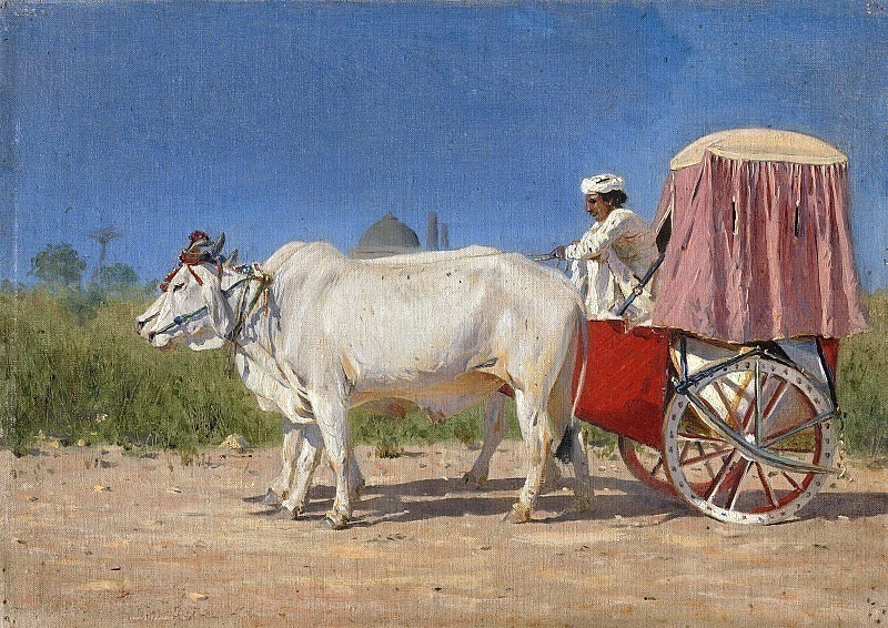 Wagon in Delhi, Vasily Vereshchagin