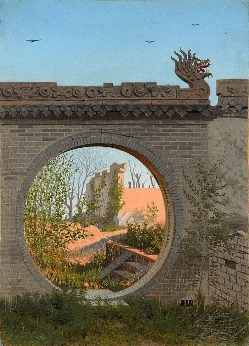 Garden gate in Chuguchak, Vasily Vereshchagin