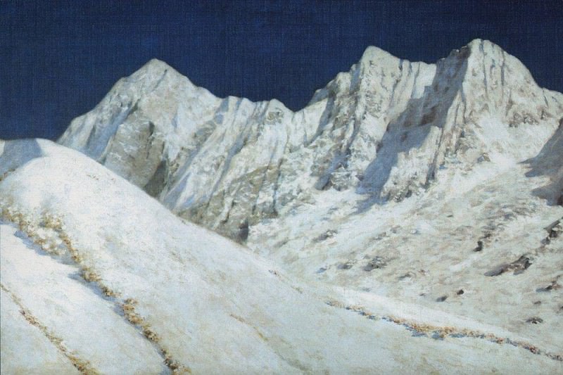 in India. Snow in the Himalayas. 1874-1876, Vasily Vereshchagin