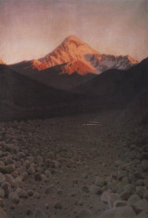 Mount Kazbek. 1897-1898, Vasily Vereshchagin