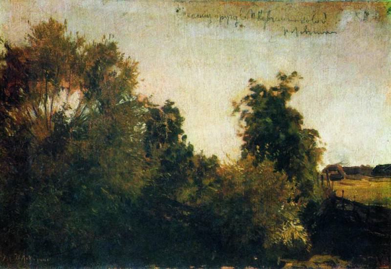 Деревья и кусты. 1880-е, Исаак Ильич Левитан