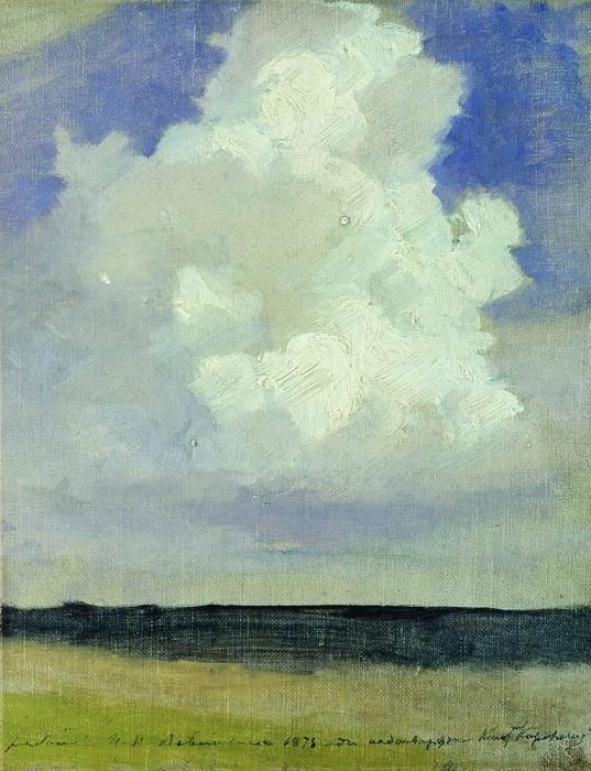 cloud. 1878, Isaac Ilyich Levitan