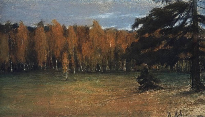 Осенний пейзаж2. 1890-е, Исаак Ильич Левитан