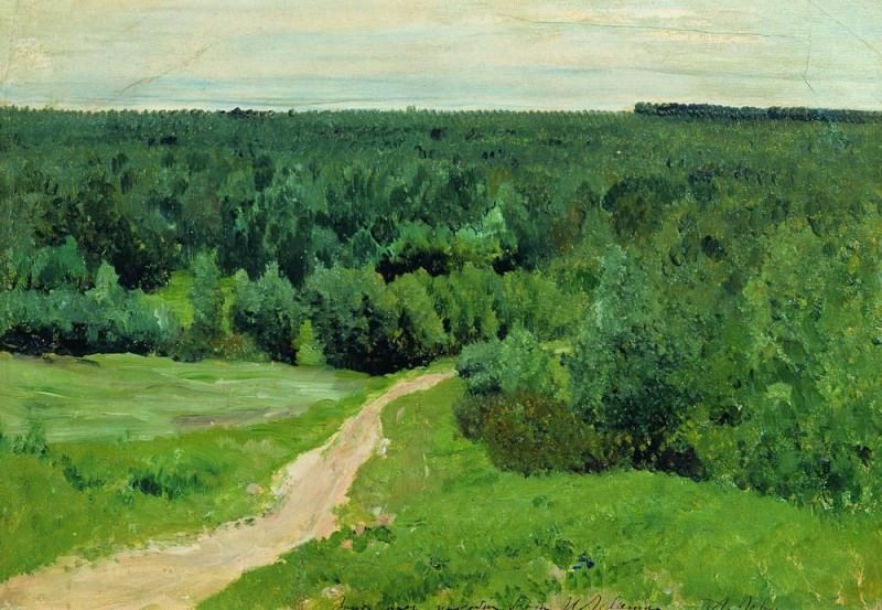 Wood distances. 1880-1890-e, Isaac Ilyich Levitan
