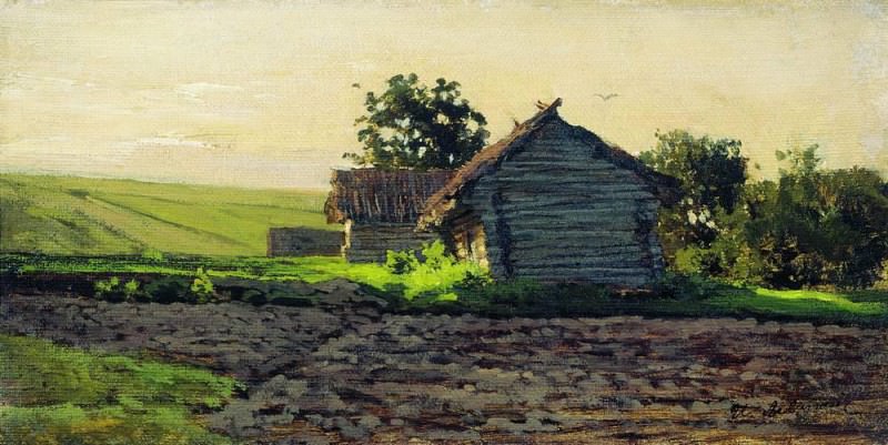 Savvinskaya settlement. 1884, Isaac Ilyich Levitan