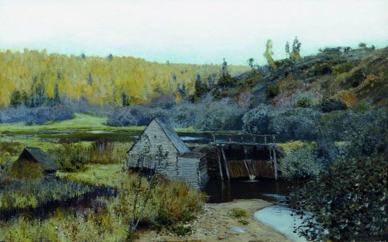 Осень. Мельница. Плёс. 1888, Исаак Ильич Левитан