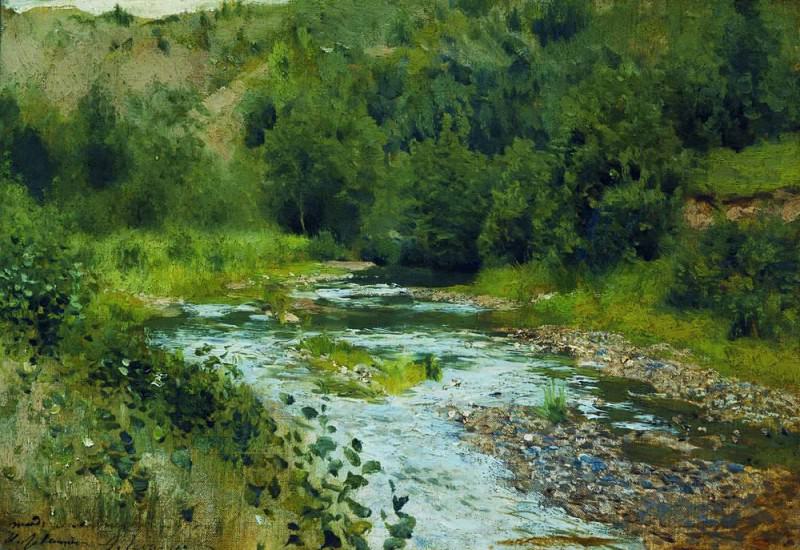 River. 1888, Isaac Ilyich Levitan