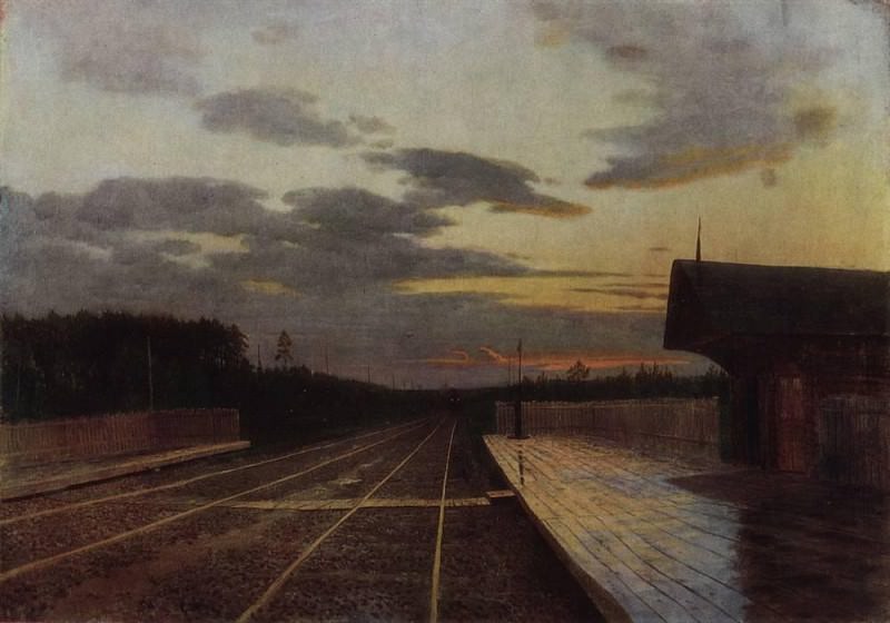 evening after rain. 1879, Isaac Ilyich Levitan