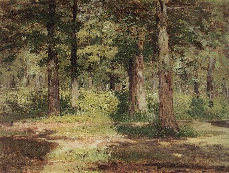 Лес. Солнечный день. . 1883-1884, Исаак Ильич Левитан