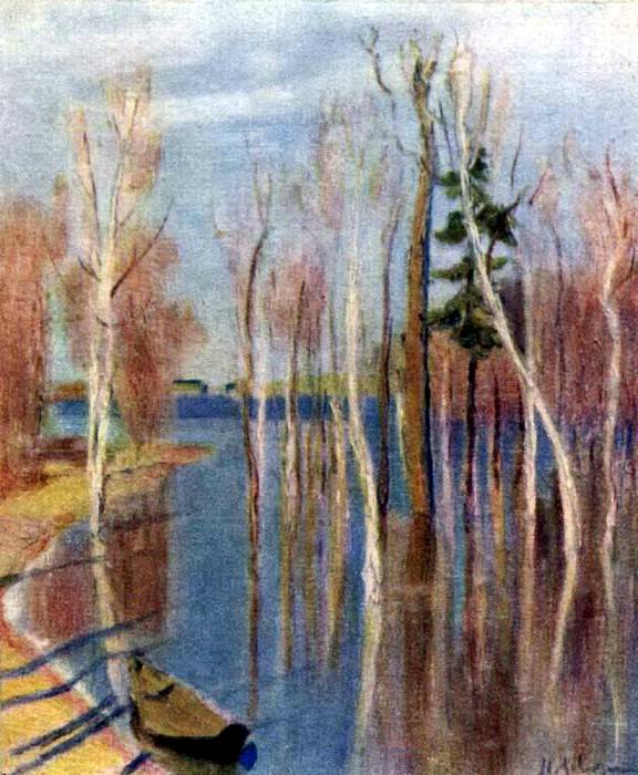 Весна. Большая вода. 1896, Исаак Ильич Левитан