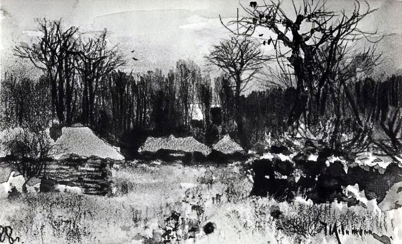Деревня. Ранняя весна. 1888, Исаак Ильич Левитан