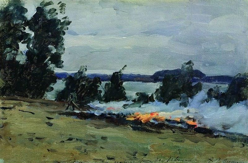 Fires. 1880, Isaac Ilyich Levitan