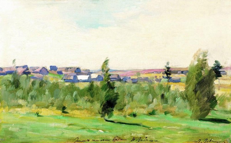 Village. 1890, Isaac Ilyich Levitan