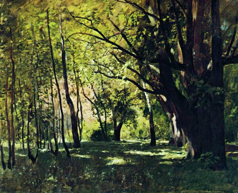 В парке1. 1895, Исаак Ильич Левитан