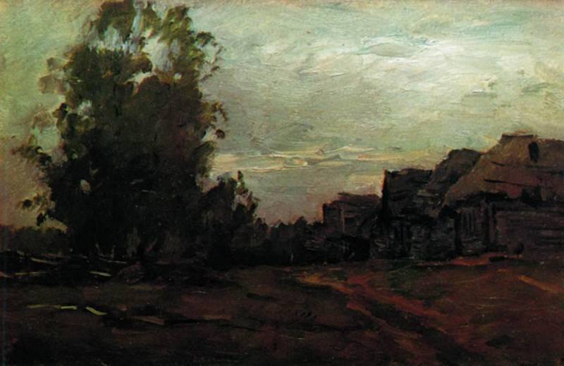 Деревня. Сумерки. 1897, Исаак Ильич Левитан